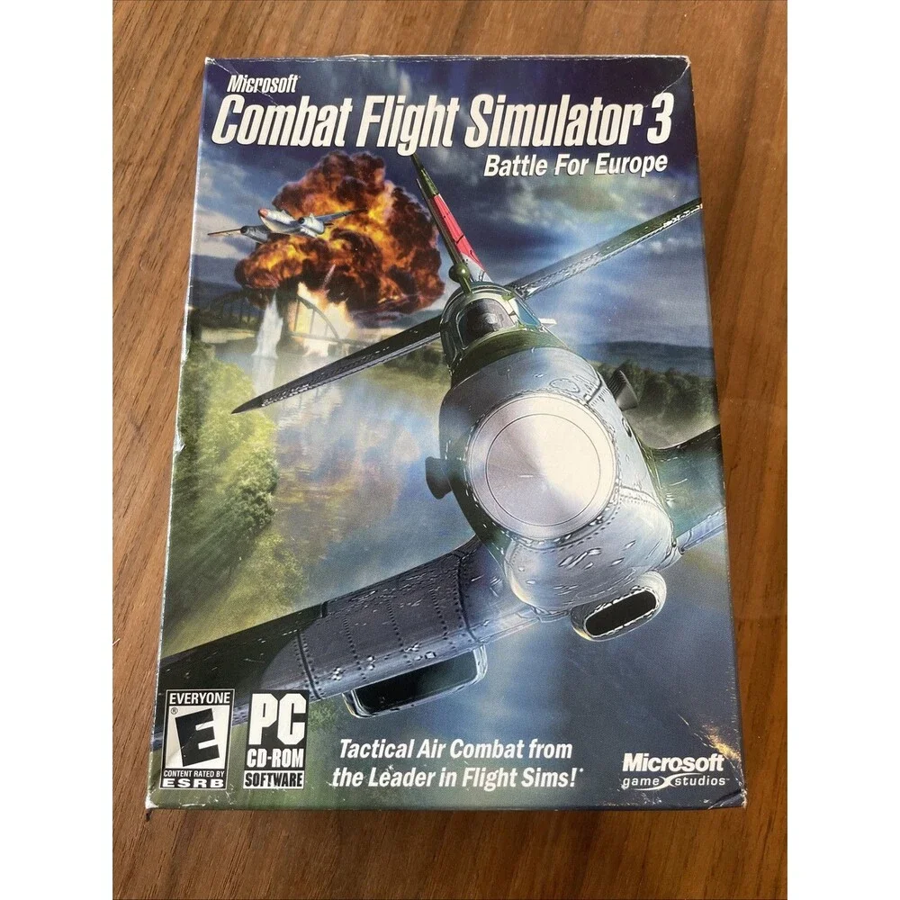 NOS Microsoft Combat Flight Simulator 3 Battle for Europe SEALED 2002 Orig Box